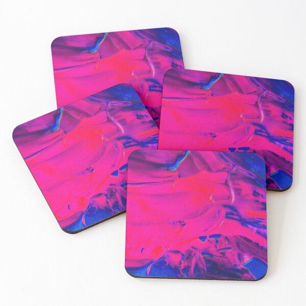 Item preview, Pink And Purple Oil Colors Brush Hand Painted Artwork designed and sold by Saraartwork.