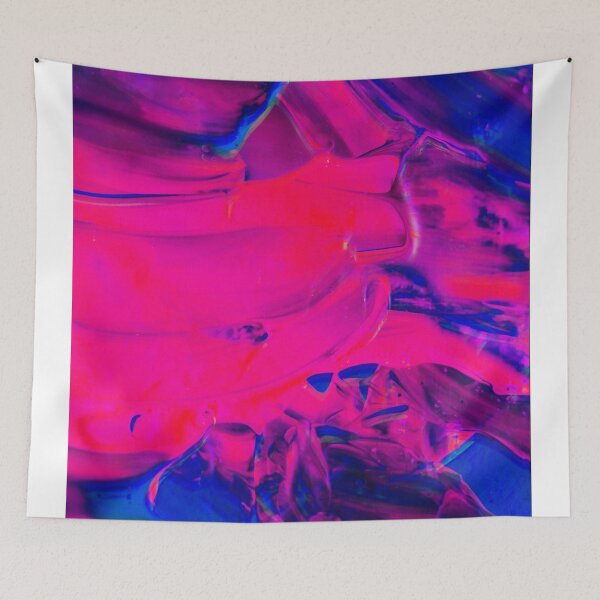 Item preview, Pink And Purple Oil Colors Brush Hand Painted Artwork designed and sold by Saraartwork.