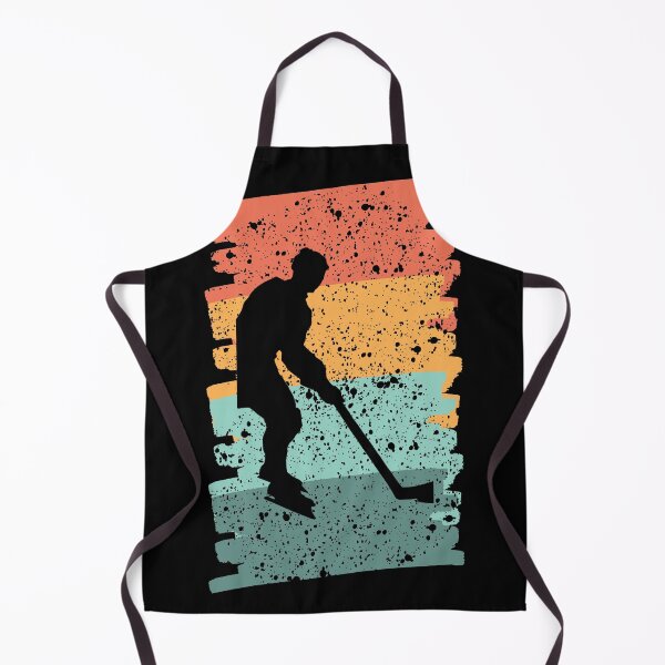 Item preview, Ice Hockey Silhouette on a Distressed Sunset Color Background designed and sold by Rhu Creations.