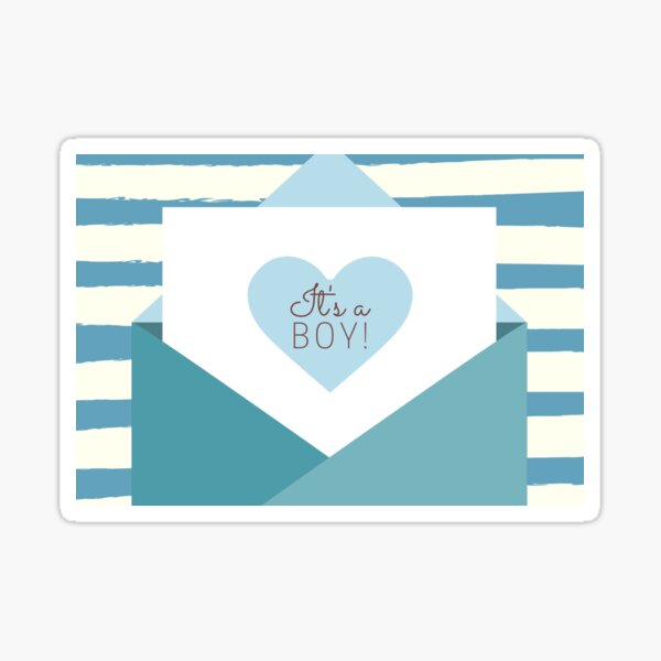 Item preview, It's a boy Announcement Baby Shower designed and sold by ToniaKroeger.