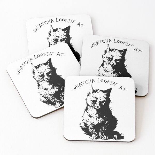 Item preview, WHATCHA LOOKIN' AT/CAT  designed and sold by Zilch-o.