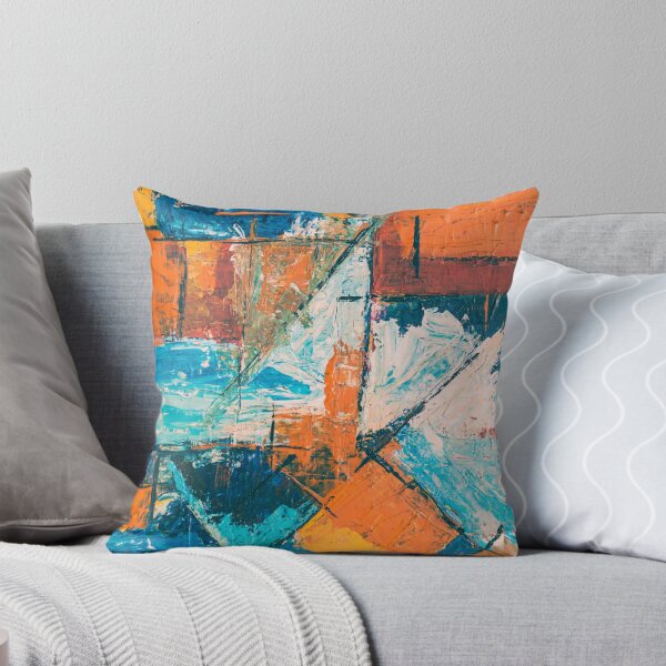 Item preview, The two opposite rivers collide Brush Hand Painted Artwork designed and sold by Saraartwork.