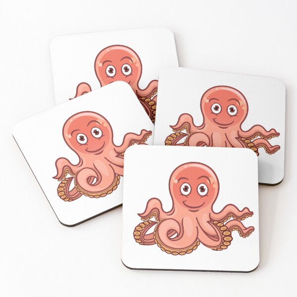 Item preview, orange octopus designed and sold by treasure-crafts.