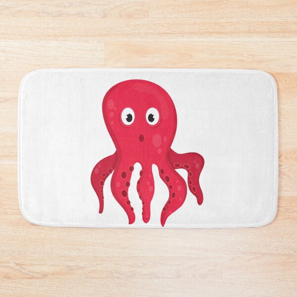 Item preview, red octopus designed and sold by treasure-crafts.