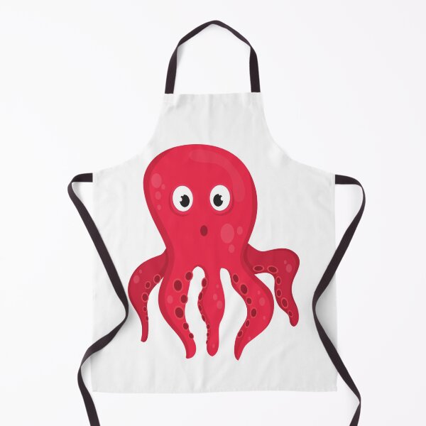 Item preview, red octopus designed and sold by treasure-crafts.