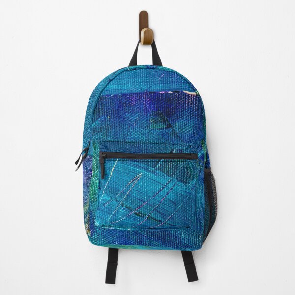 Item preview, Drawing on canvas With The Blue Brush Hand Painted Artwork designed and sold by Saraartwork.