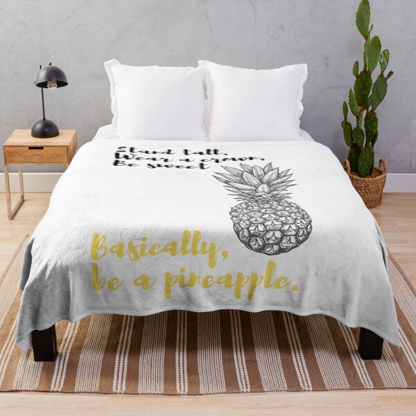 Item preview, Stand Tall, Wear a Crown, Be Sweet | Pineapple Print designed and sold by C00KIESandMILK.