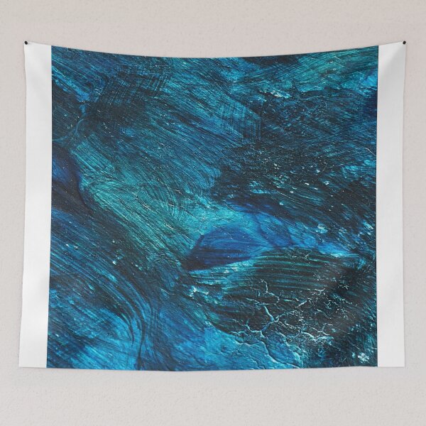 Item preview, In The Middle Of The Sea Brush Hand Painted Artwork designed and sold by Saraartwork.