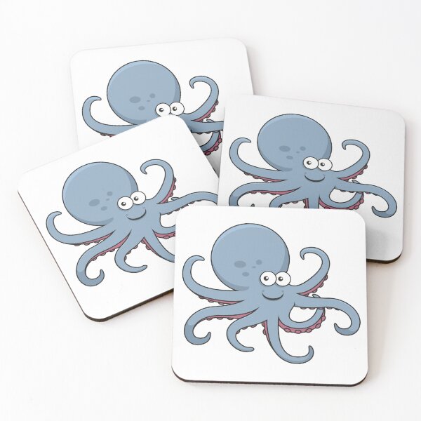 Item preview, grey octopus designed and sold by treasure-crafts.