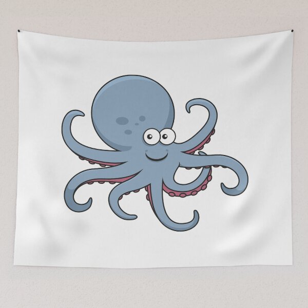 Item preview, grey octopus designed and sold by treasure-crafts.