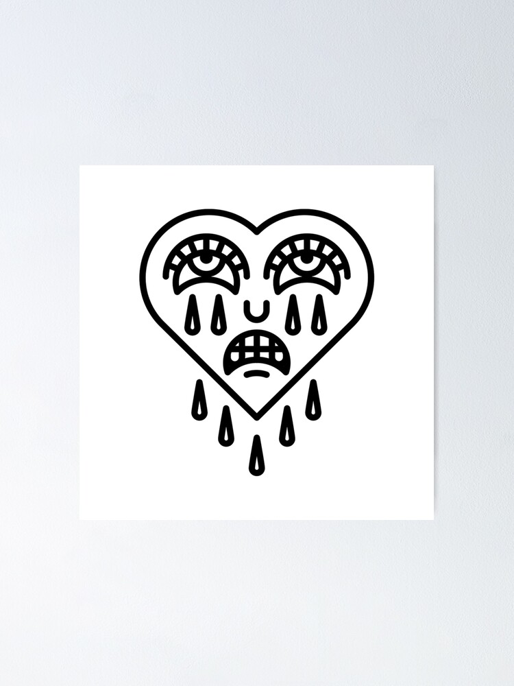 Paper Source Tiny Character Heart Icon Stickers