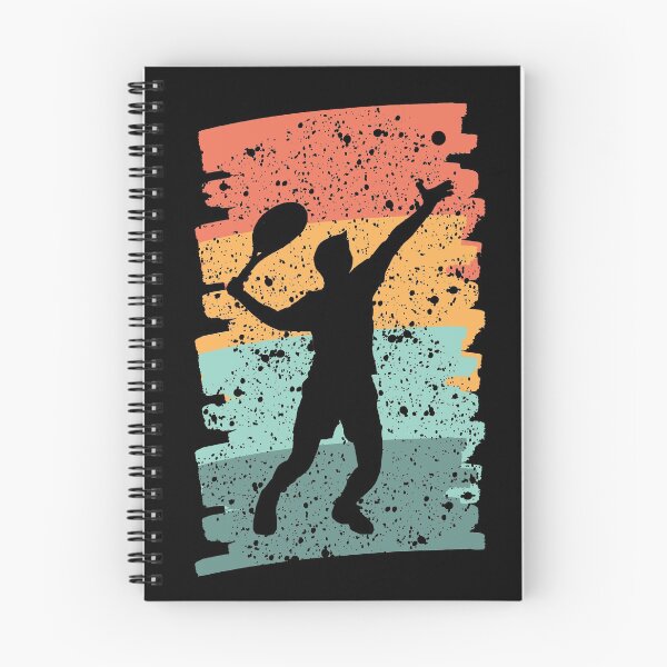 Item preview, Tennis Silhouette on a Distressed Sunset Color Background designed and sold by Rhu Creations.