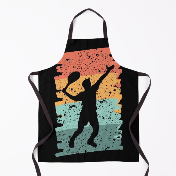 Item preview, Tennis Silhouette on a Distressed Sunset Color Background designed and sold by Rhu Creations.