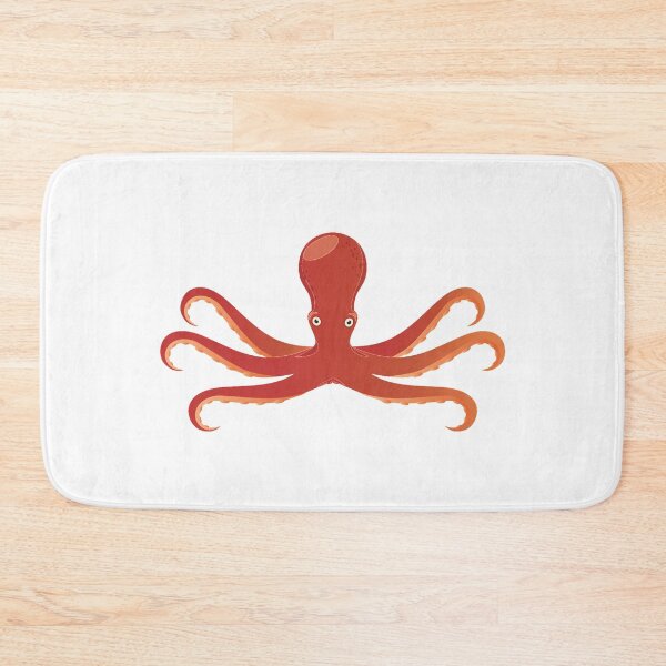 Item preview, orange octopus designed and sold by treasure-crafts.