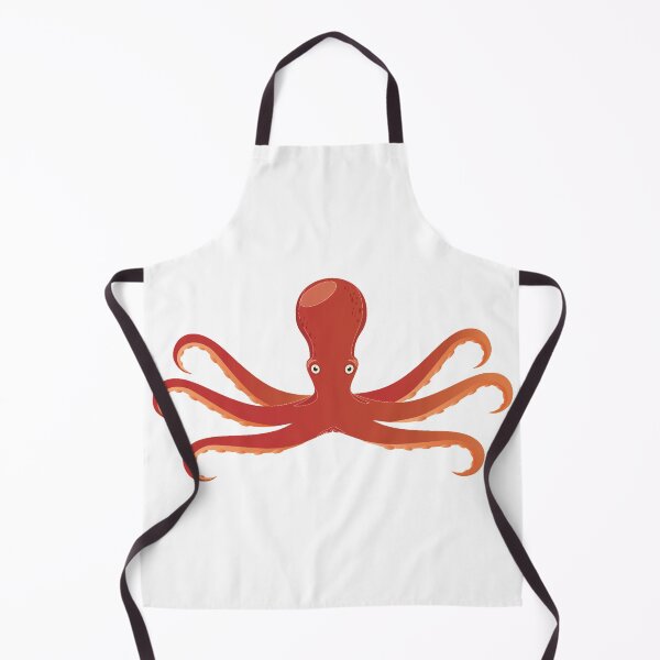Item preview, orange octopus designed and sold by treasure-crafts.