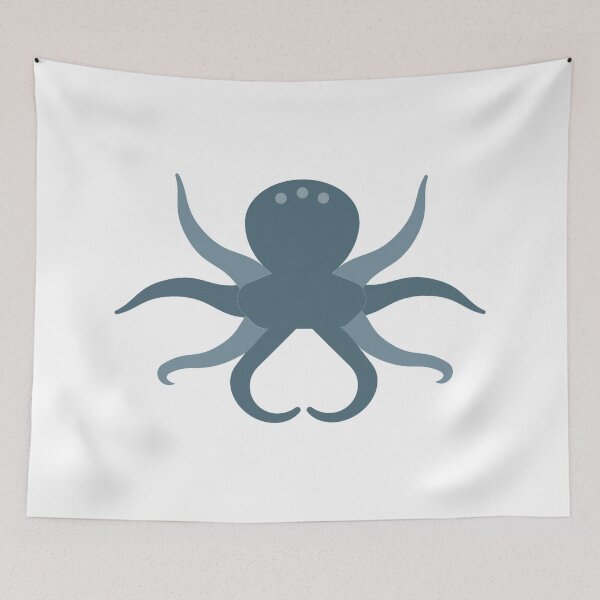 Item preview, grey octopus designed and sold by treasure-crafts.