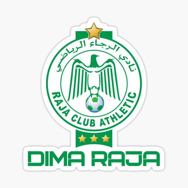 Dima Raja Club Athletic Casablanca Sticker Sticker By Products1 Redbubble