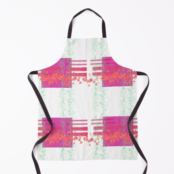 Item preview, Autumn Leaves Pink Red Mint Oriental-Inspired Pattern designed and sold by moongmakes.