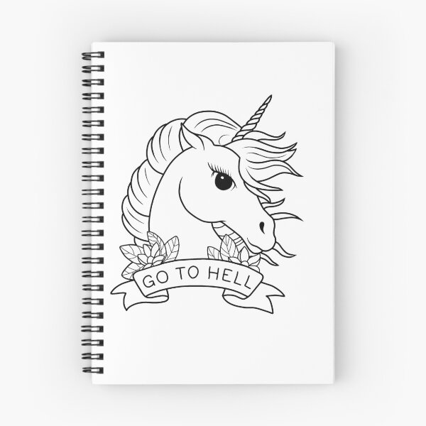 Item preview, Go to Hell - Unicorn designed and sold by ValentinaHramov.