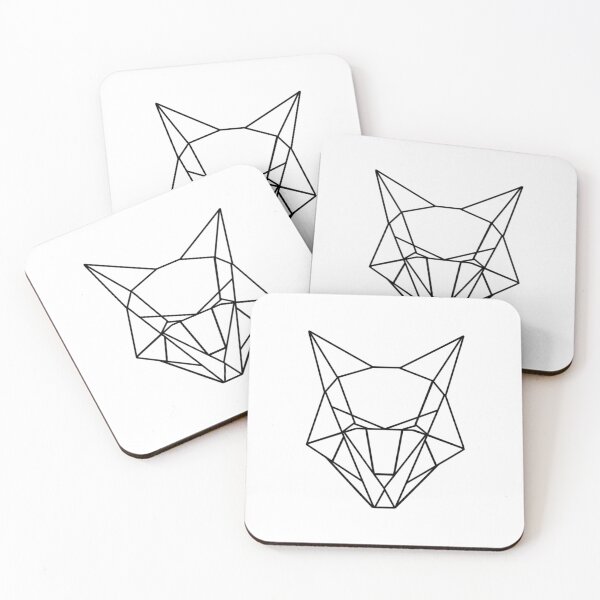 Item preview, Geometric wolf designed and sold by attracdionz.
