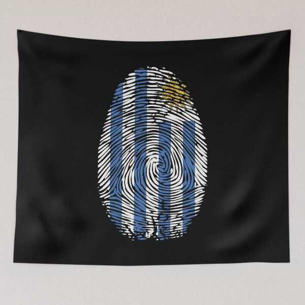 Artikelvorschau, Uruguay Flagge Fingerabdruck Uruguay Fan Frauen entworfen und verkauft von 123428094.