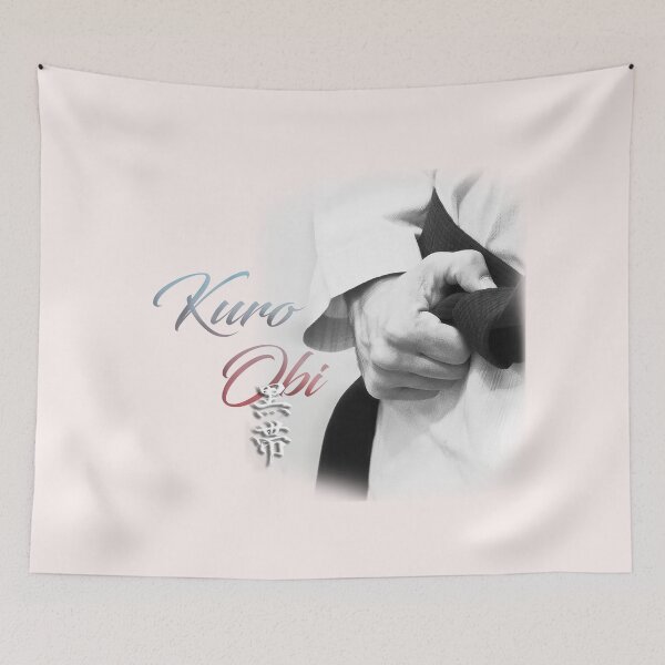 Item preview, Kuro Obi - Black Belt - Karate Martial Arts design designed and sold by Zanshin-Art.