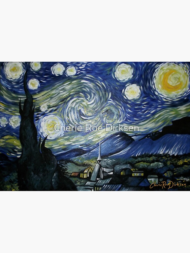 Reproduction of Starry Night by cheriedirksen