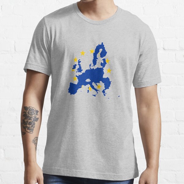 "Flag Map of European Union " Tshirt for Sale by abbeyz71 Redbubble