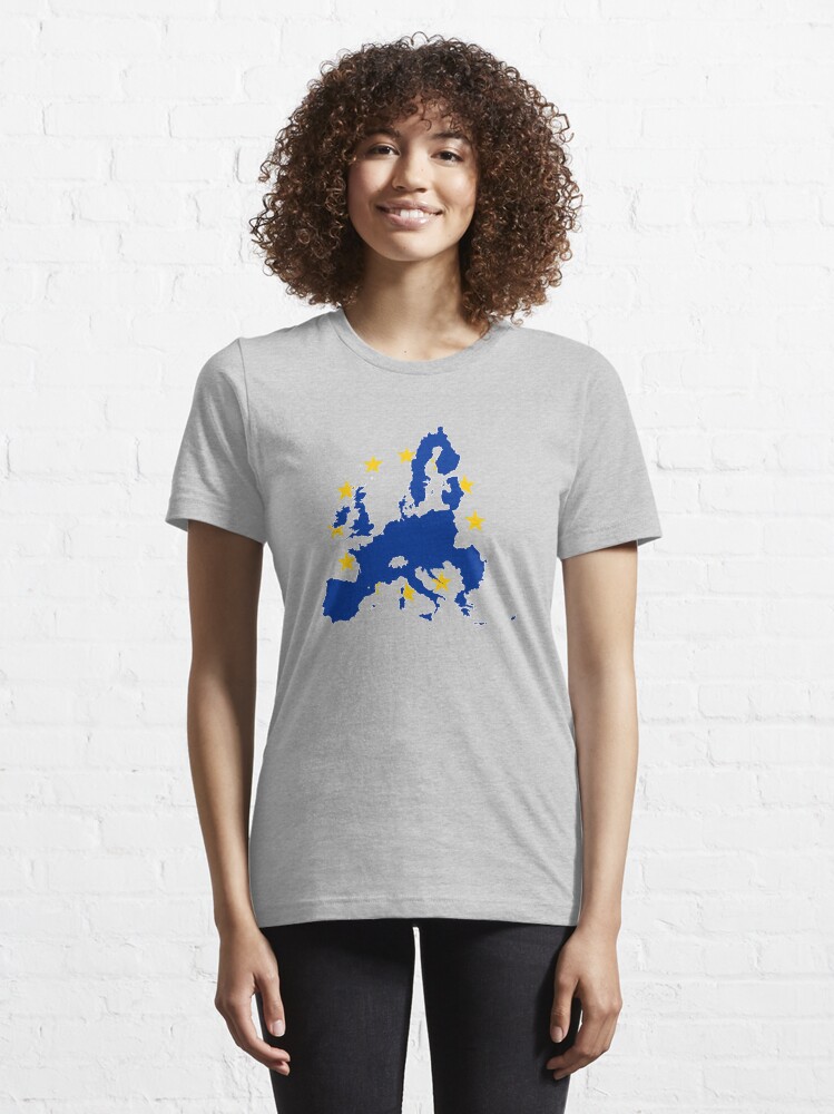 "Flag Map of European Union " Tshirt for Sale by abbeyz71 Redbubble