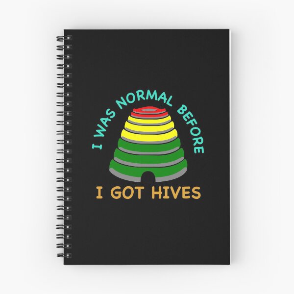 Item preview, I Was Normal Before I Got Hives Honey Bee lovers designed and sold by ContreiDesign.