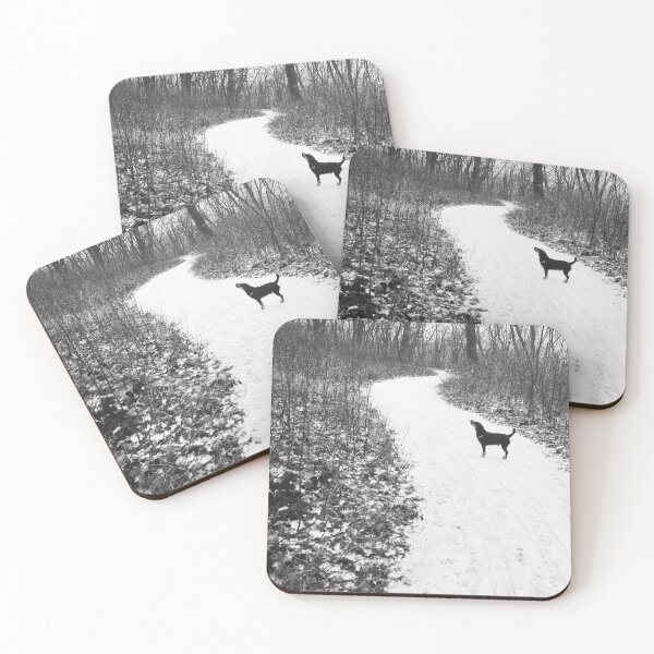 Item preview, Snowy way through a bright forest designed and sold by helenkaiy.