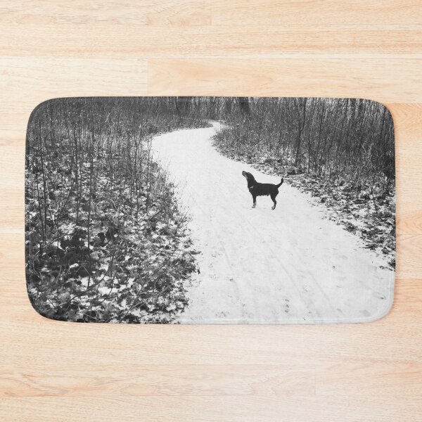 Item preview, Snowy way through a bright forest designed and sold by helenkaiy.