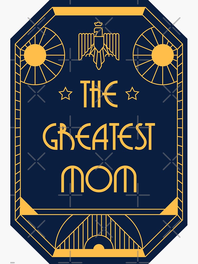 The Greatest Mom - Art Deco Medal of Honor by Millusti
