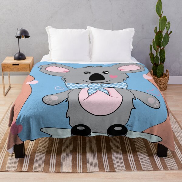 Item preview, Cartoon koala bear with hearts designed and sold by iCraftCafe.