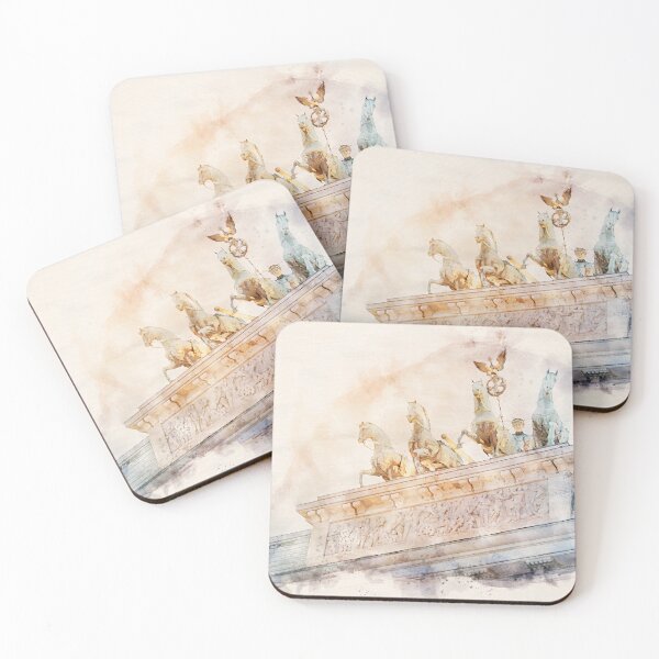 Item preview, Watercolor Illustration Quadriga designed and sold by ffpdsgn.
