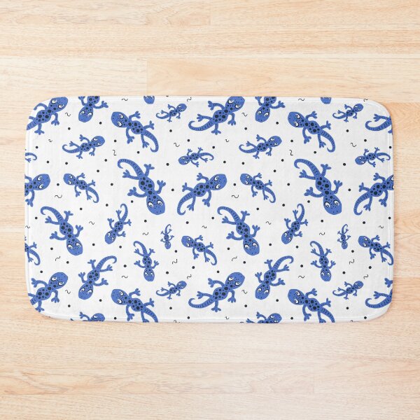 Item preview, Cute Blue Gecko Lizard Drawing with Spots designed and sold by OneLook.