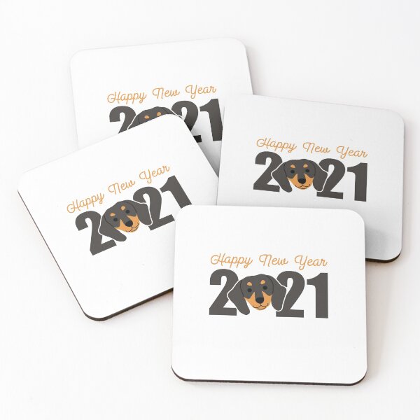 Item preview, Arf arf New Year To All designed and sold by Wienerful.