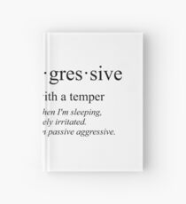 Passive Aggressive Hardcover Journal