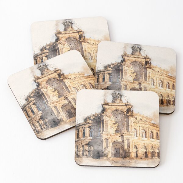 Item preview, Watercolor Semperoper Dresden designed and sold by ffpdsgn.