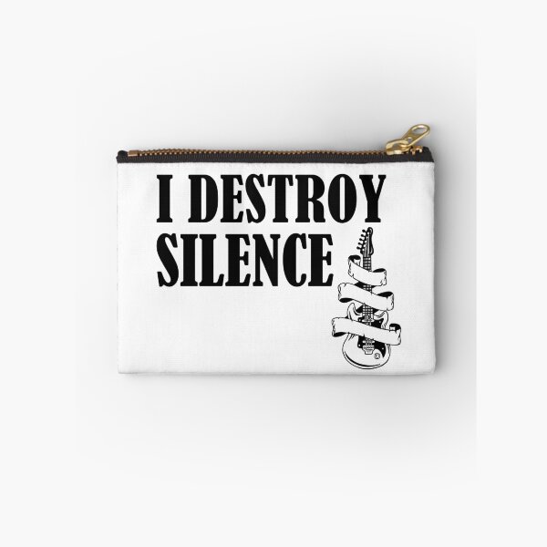 Item preview, I destroy silence -  i destroy silence guitar,funny guitar lovers - gift for guitarist designed and sold by 0umStore.