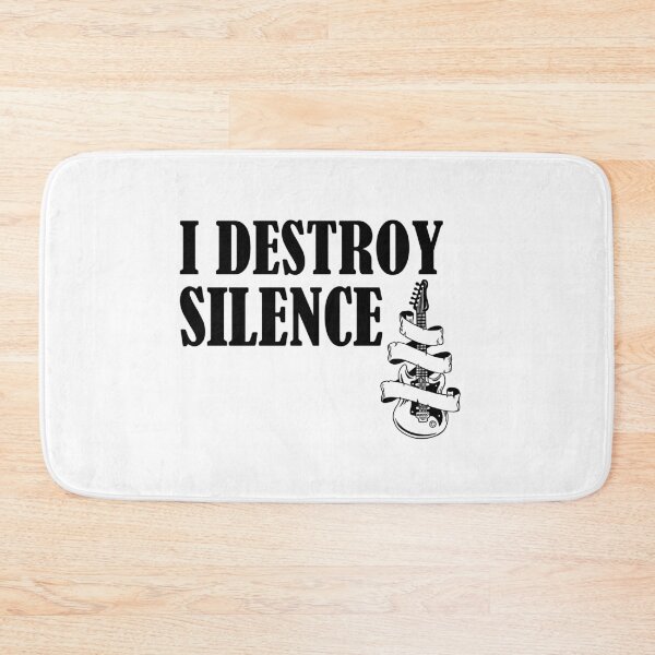 Item preview, I destroy silence -  i destroy silence guitar,funny guitar lovers - gift for guitarist designed and sold by 0umStore.
