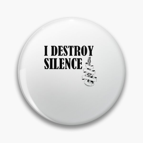 Item preview, I destroy silence -  i destroy silence guitar,funny guitar lovers - gift for guitarist designed and sold by 0umStore.