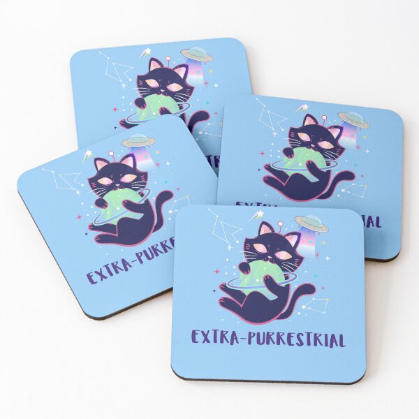 Item preview, Cat Extra-Purrestrial designed and sold by Wachi-A.