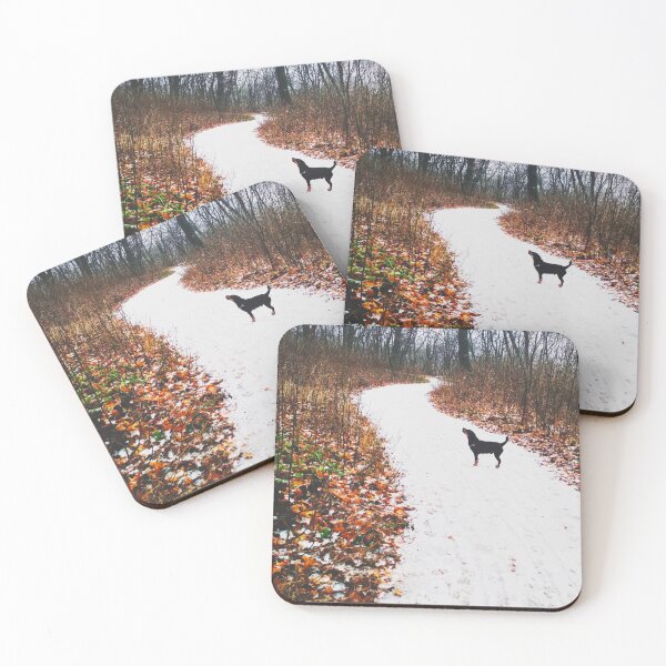 Item preview, Snowy way through a bright forest designed and sold by helenkaiy.