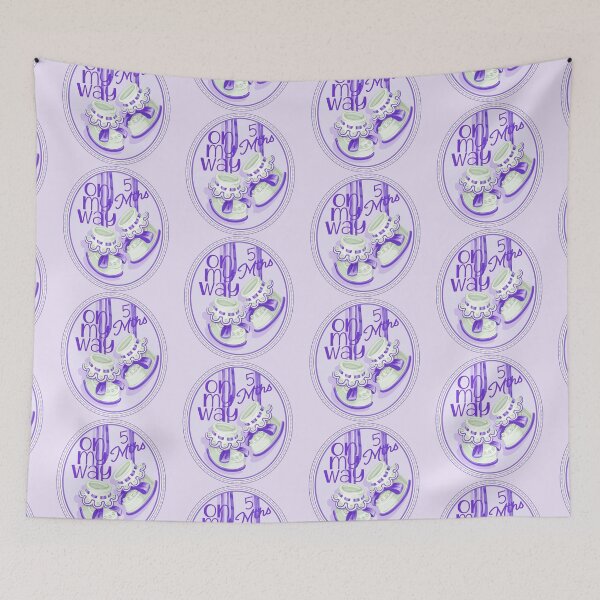 Item preview, “On My Way - 5 Mths” Purple (Incl. Maternity & Baby Wear) designed and sold by PawsitiveMum.