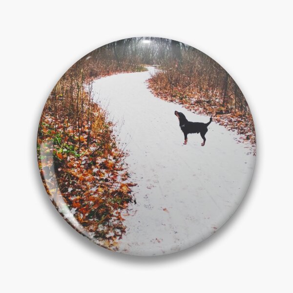 Item preview, Snowy way through a bright forest designed and sold by helenkaiy.