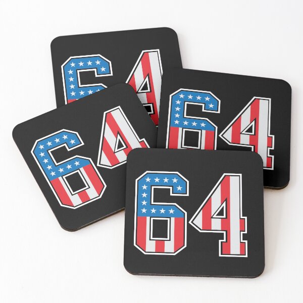 Item preview, 64 American Lucky Number Sixty-four United States Flag designed and sold by Urosek.