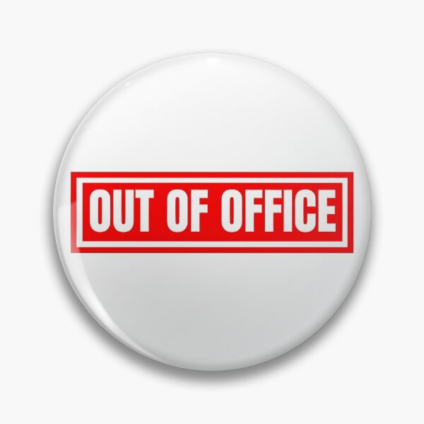 Item preview, out of office sign red designed and sold by OMdesigns93.