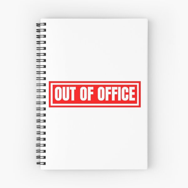Item preview, out of office sign red designed and sold by OMdesigns93.