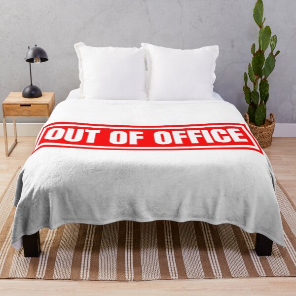 Item preview, out of office sign red designed and sold by OMdesigns93.
